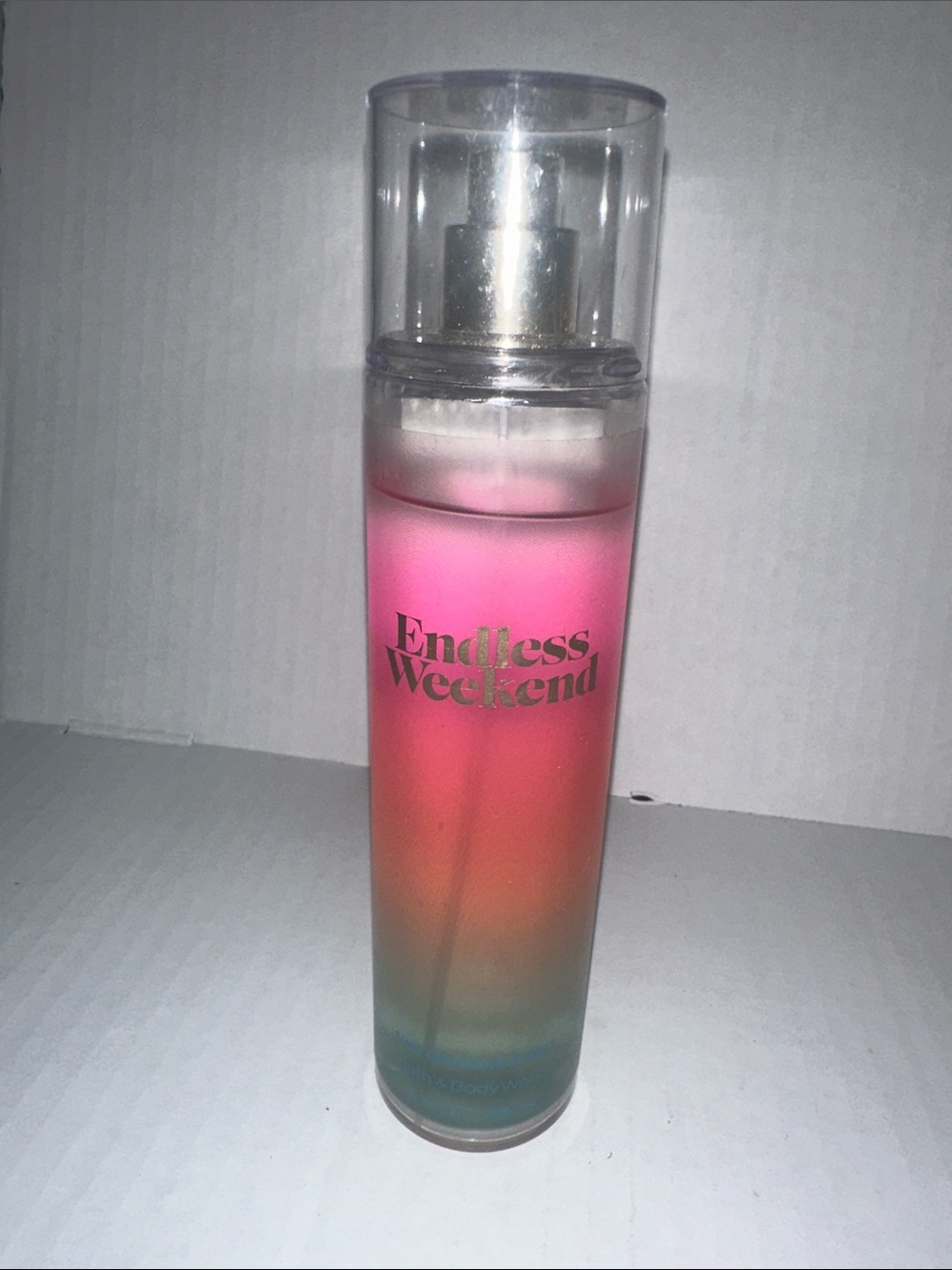 Bath & Body Works Endless Weekend Pink Orange Blue Body Mist